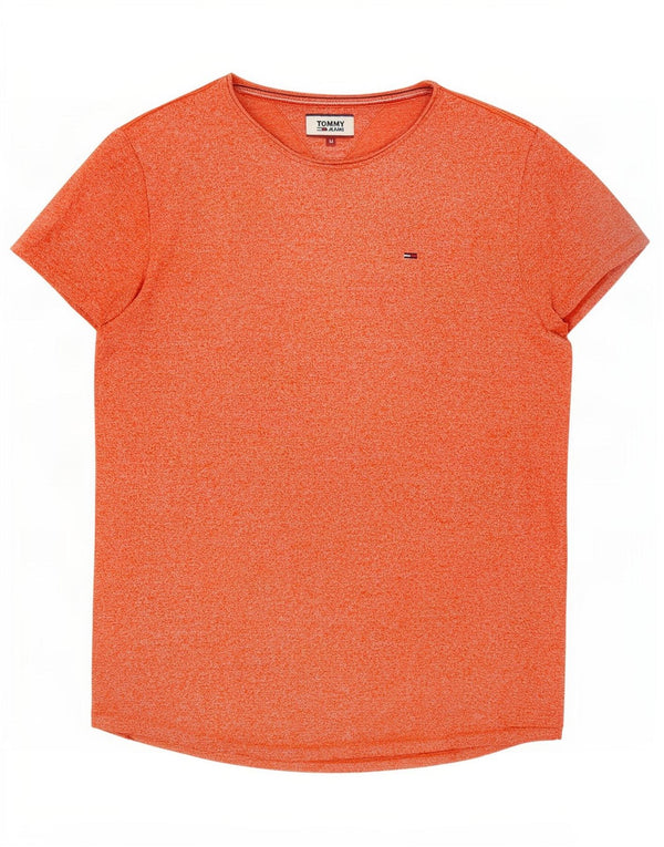 Женская футболка Tommy Hilfiger Top UK 18 XL, хлопок с оранжевыми крапинками