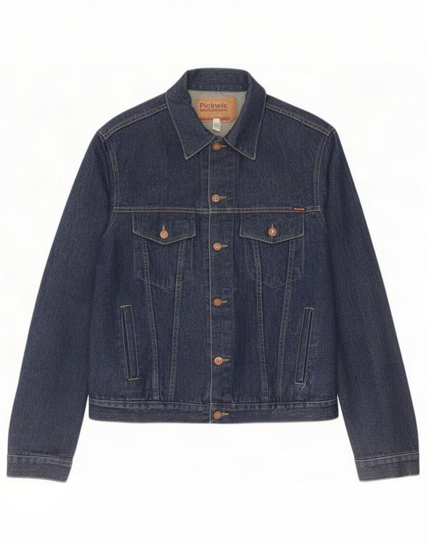 Мужская джинсовая куртка Pickwick UK 42 XL, темно-синяя, хлопок