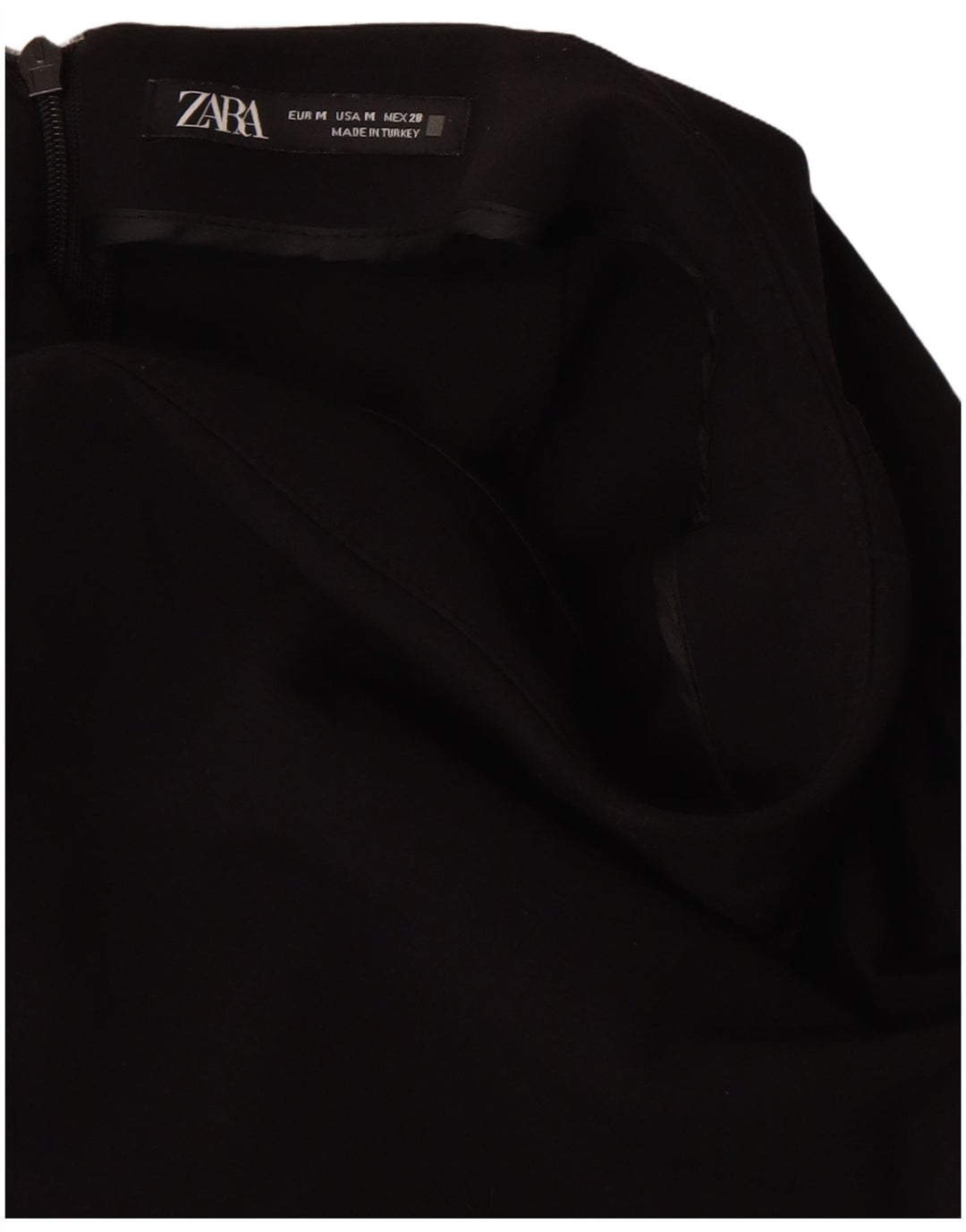 Женская мини-юбка Zara Medium W30, черная