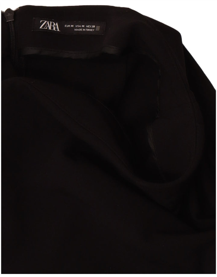 Женская мини-юбка Zara Medium W30, черная