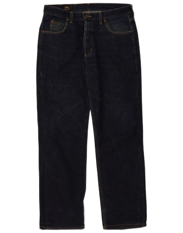 Джинсы Lee Mens Chicago Straight W36 L32 Темно-синие, хлопок