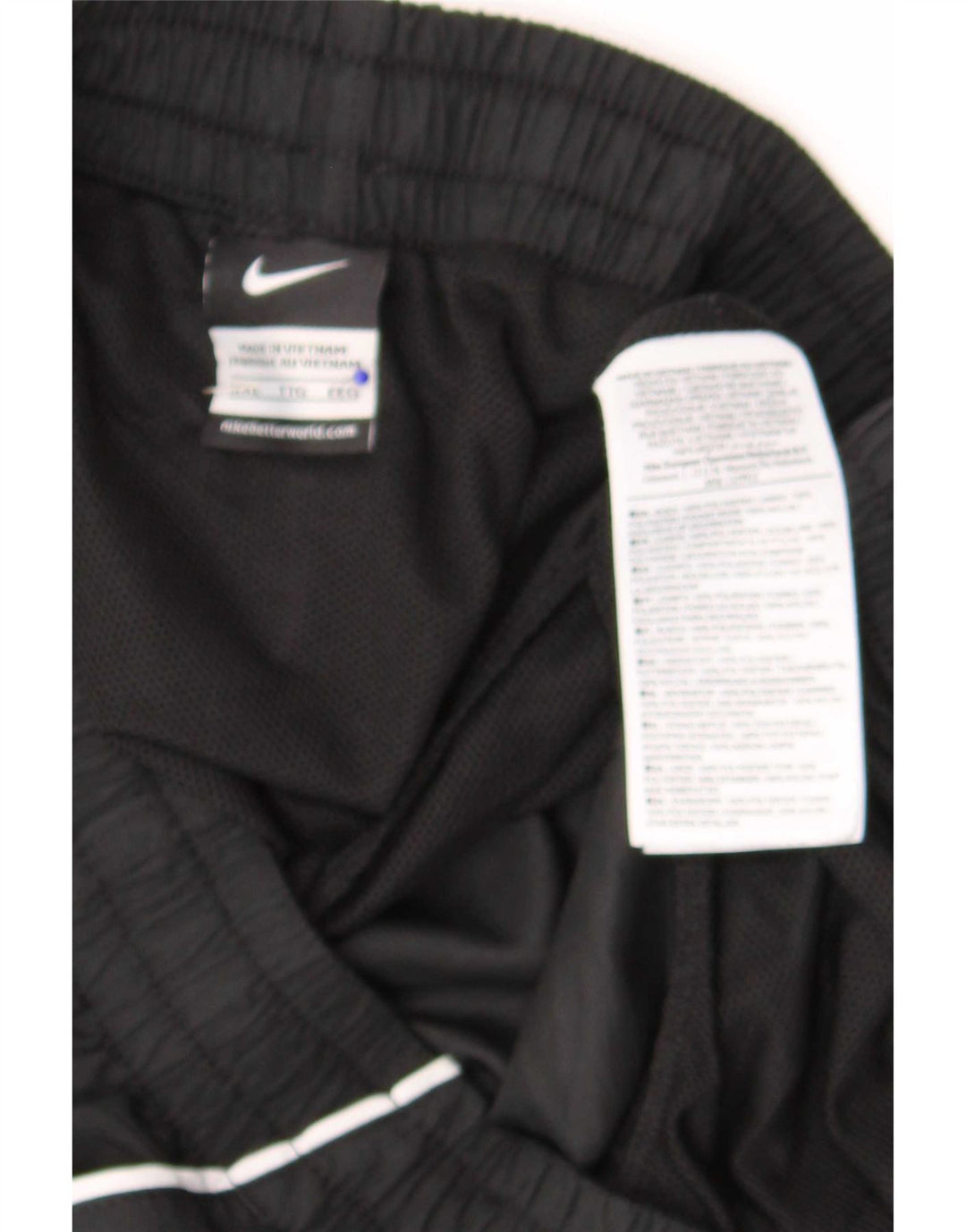 Мужские спортивные шорты с рисунком Nike 2XL, черные, полиэстер