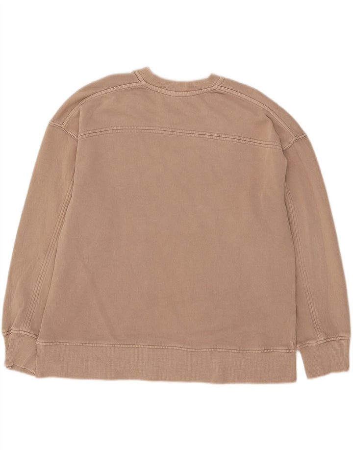 Женский свитер оверсайз Zara UK 14, средний бежевый, хлопок
