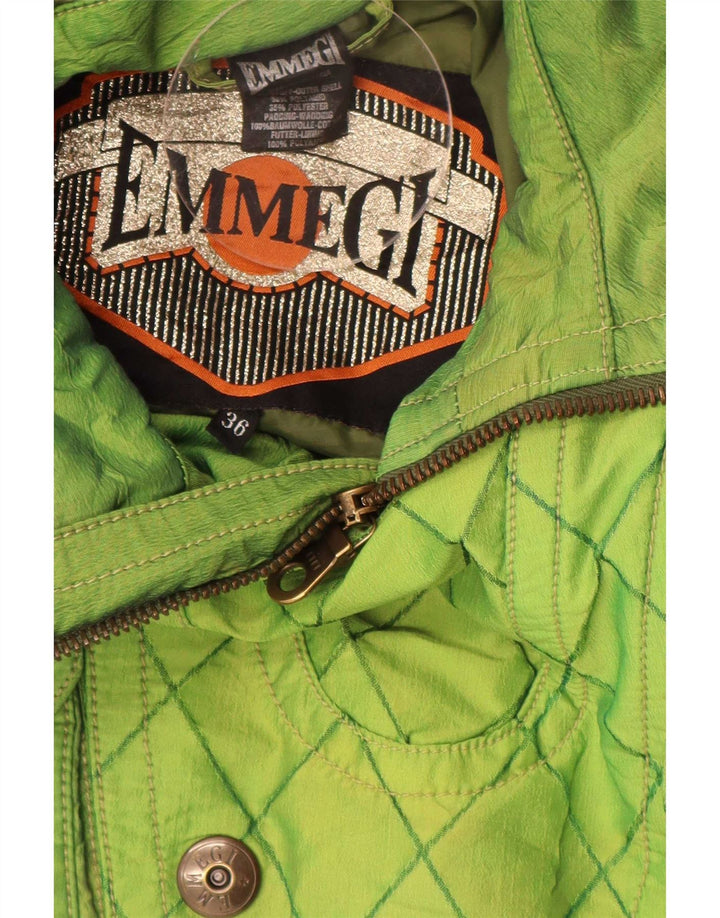 Женский лыжный комбинезон Emmegi EU 36, маленький зеленый полиамид с цветными блоками