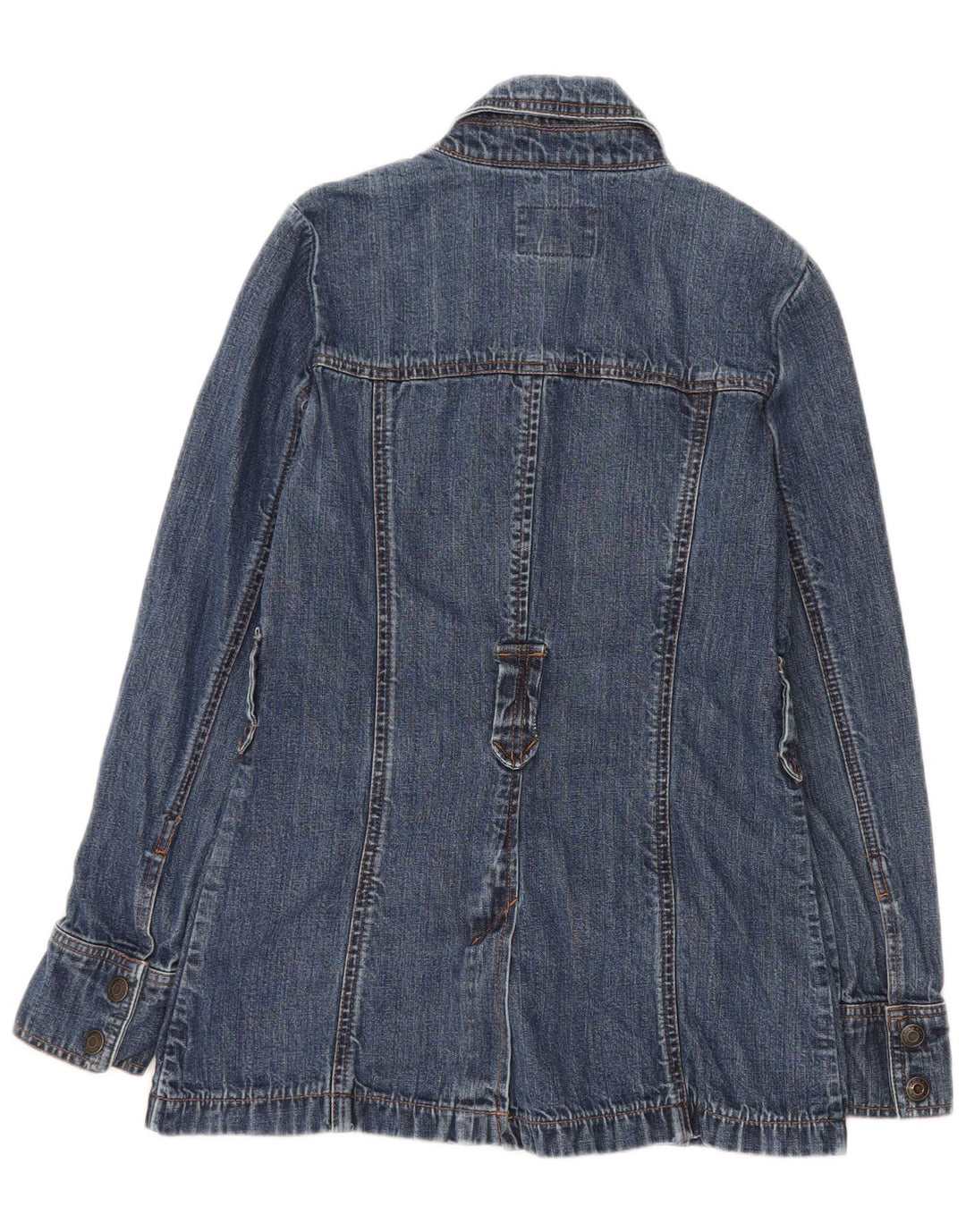 Женская джинсовая куртка Old Navy 10, маленький синий хлопок, Великобритания