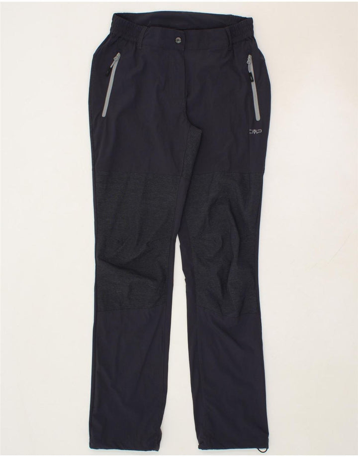 CMP Womens Slim Casual Trousers XS W26 L30 Navy Blue Polyamide Vintage CMP and Second-Hand CMP from Messina Hembry 