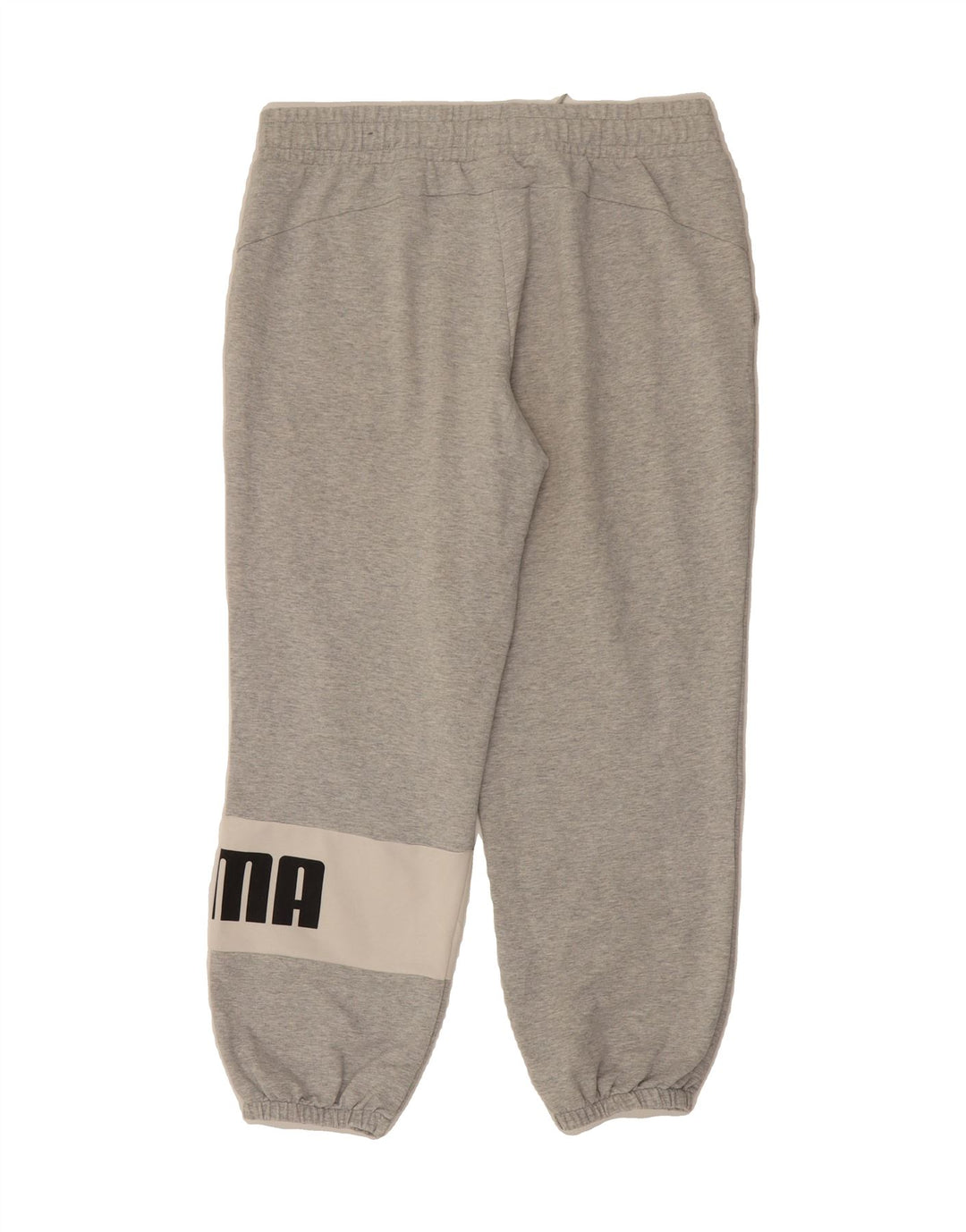 PUMA Womens Tracksuit Trousers Joggers UK 12 Medium  Grey Colourblock Vintage Puma and Second-Hand Puma from Messina Hembry 
