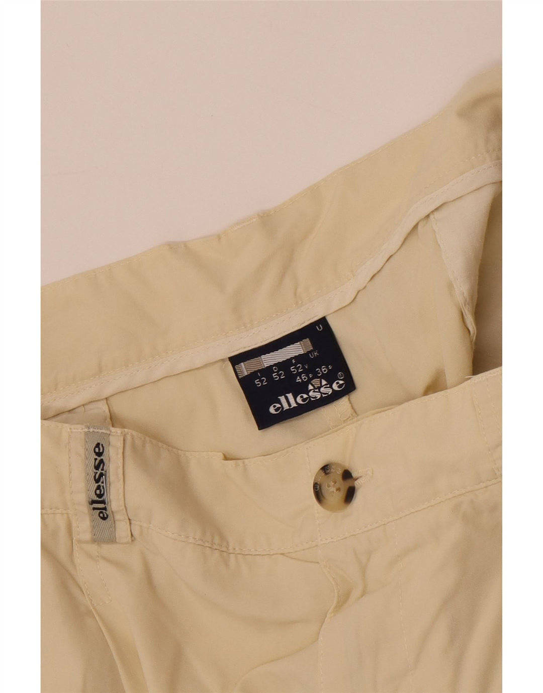 Мужские шорты чинос ELLESSE W36, большие, бежевые