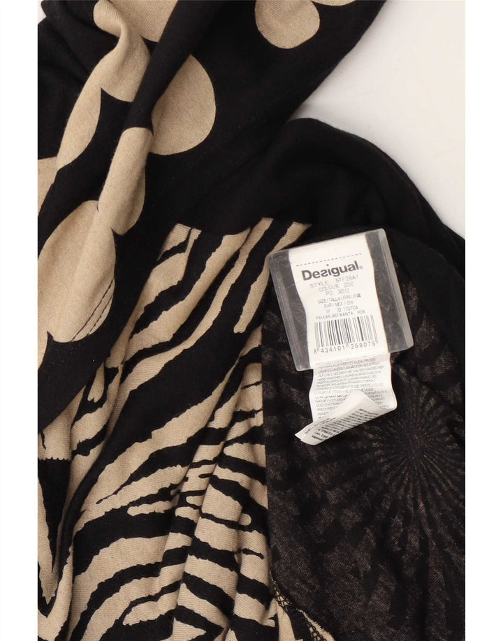 Женская асимметричная юбка Desigual с рисунком W28, черная в горошек