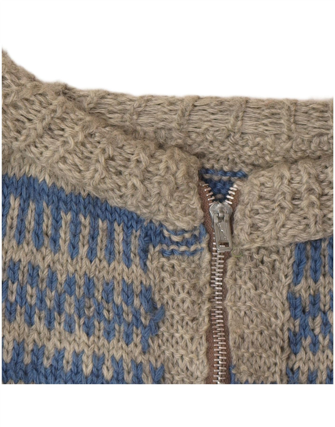 Винтажный мужской кардиган-свитер в большую серую полоску