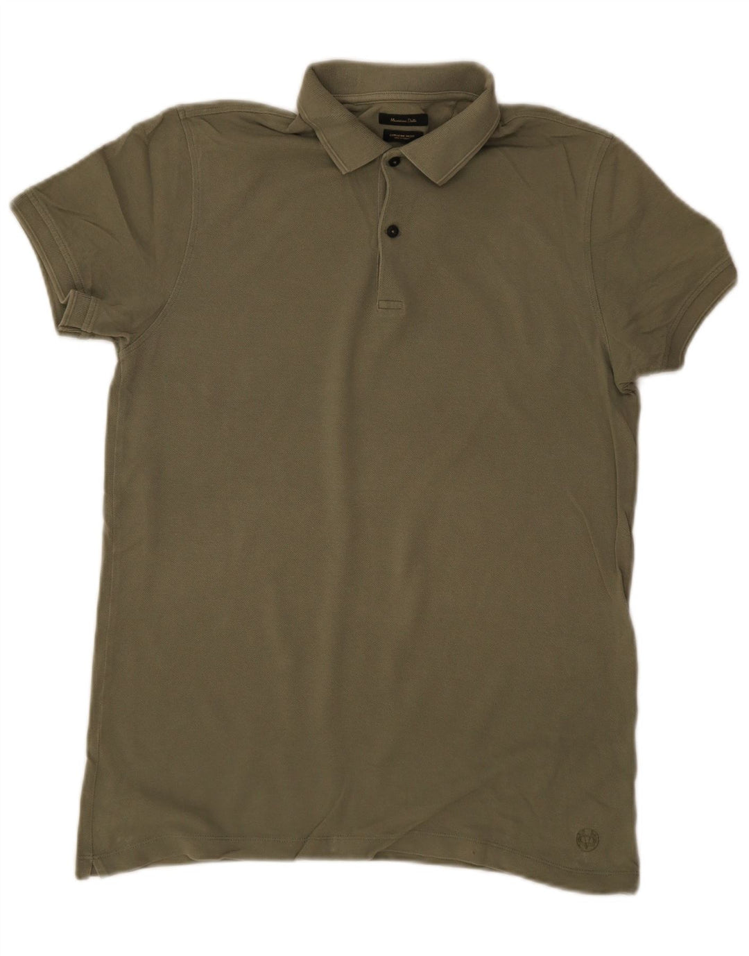 Мужская рубашка-поло Massimo Dutti, маленький хаки