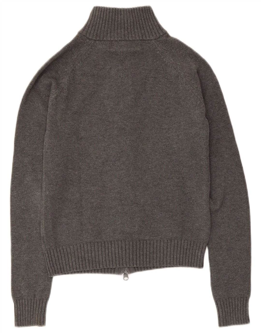 Женский кардиган Zara UK 8, маленький серый хлопковый свитер