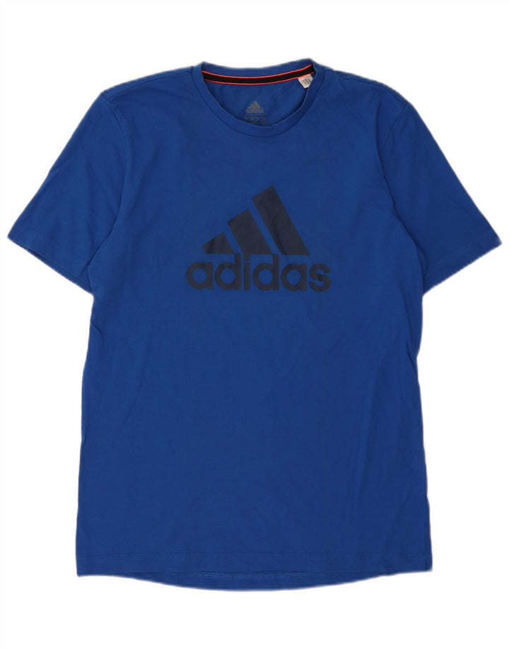 Мужская футболка с рисунком Adidas Top Medium Blue
