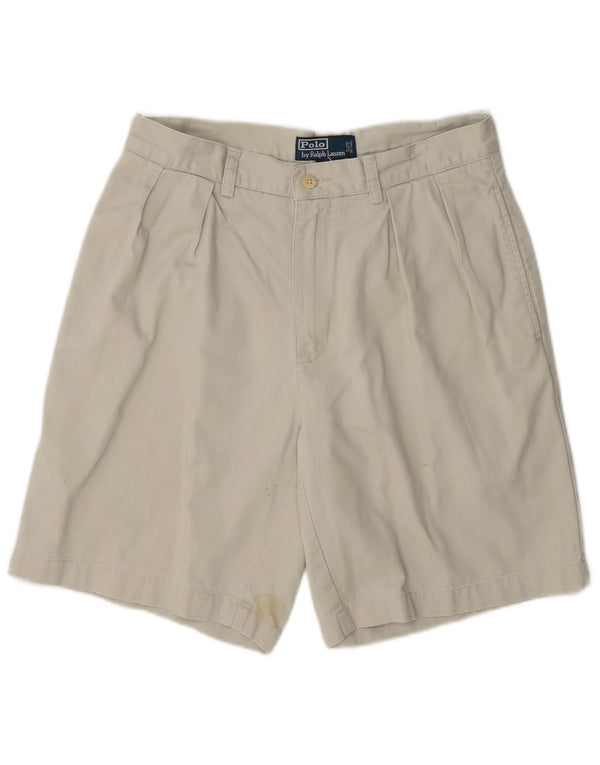 Мужские шорты чинос Polo Ralph Lauren W30, средний, бежевый, хлопок