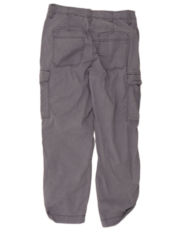 Женские брюки карго с высокой талией Marks & Spencer UK 12 Medium W32 L25 Серые