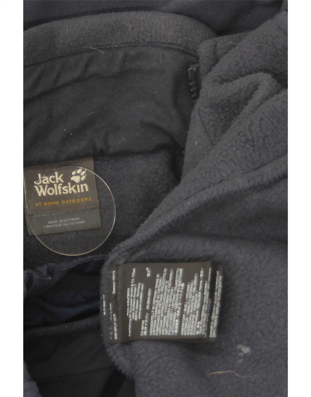 Мужская ветровка Jack Wolfskin UK 48 2XL Темно-синий полиэстер