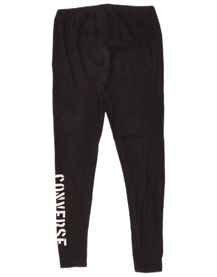 Женские леггинсы с рисунком Converse UK 12, средние, черные