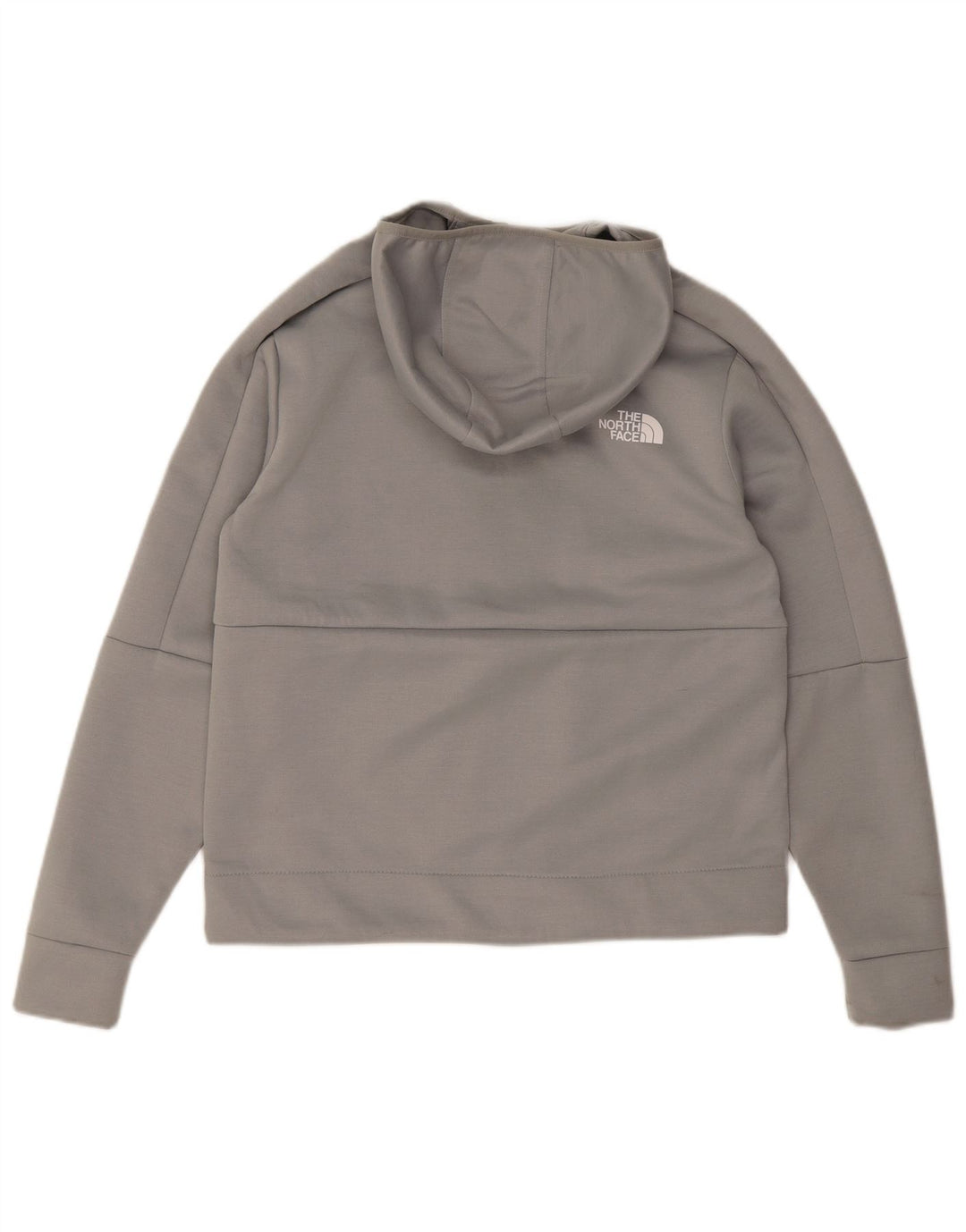 Женский свитер с капюшоном на молнии The North Face UK 12, средний серый полиэстер