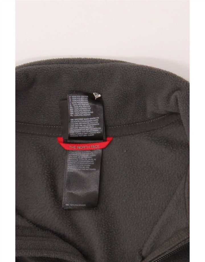 Мужская флисовая куртка The North Face UK 38, полиэстер среднего серого цвета