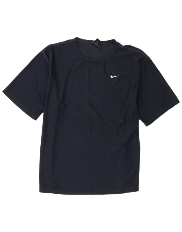 Мужская футболка Nike Top UK 42/44, большой темно-синий полиэстер