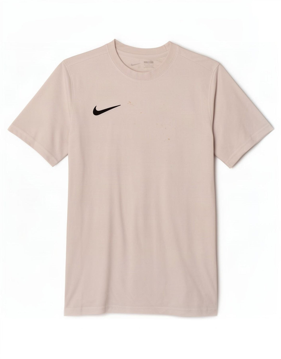 Мужская футболка Nike Dri Fit Slim, верх из белого полиэстера среднего размера