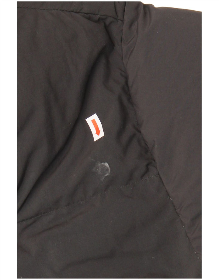 Adidas Mens Hooded Padded Coat UK 38 Medium Grey Полиамид