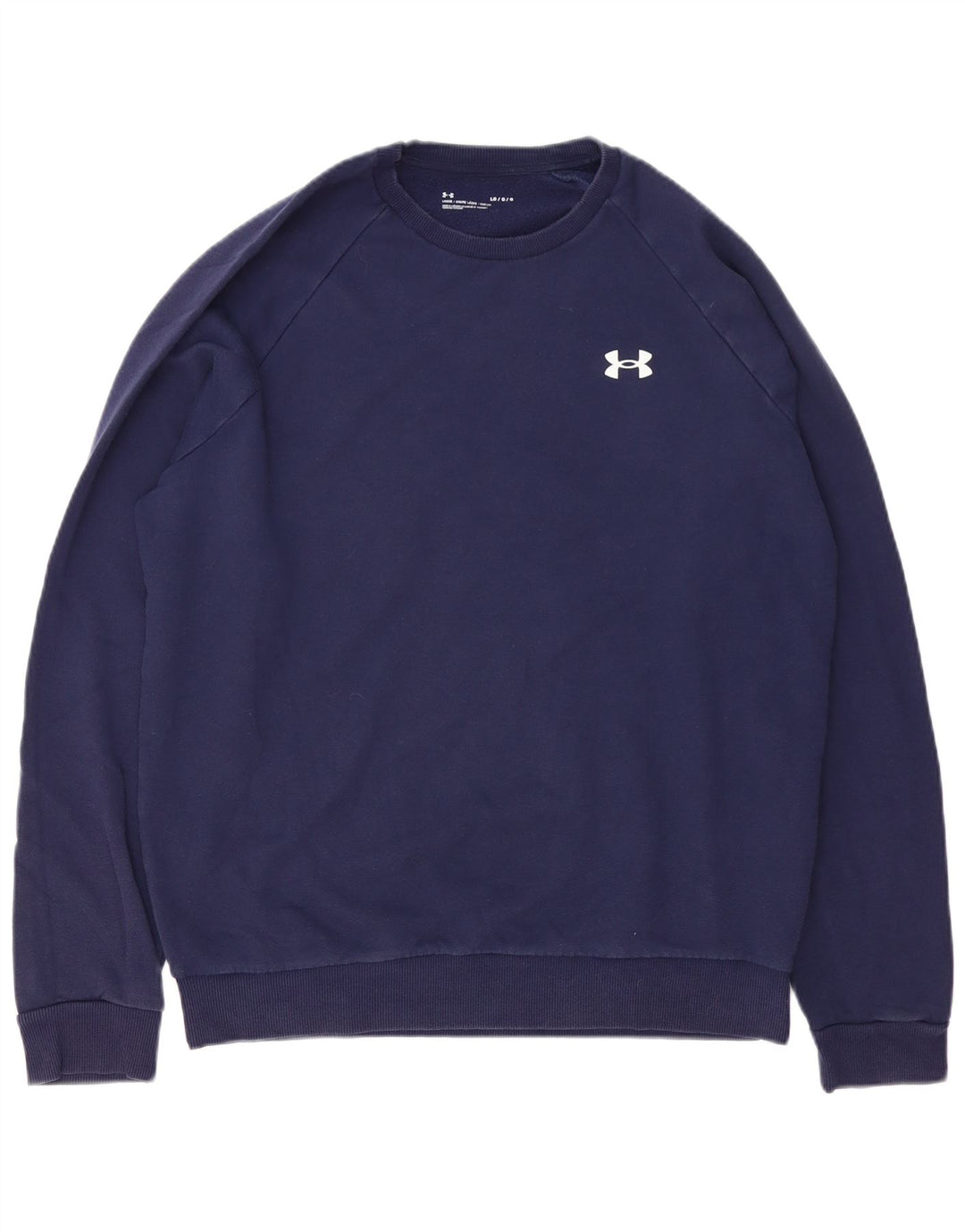 Мужской свитшот Under Armour, большой темно-синий хлопковый джемпер