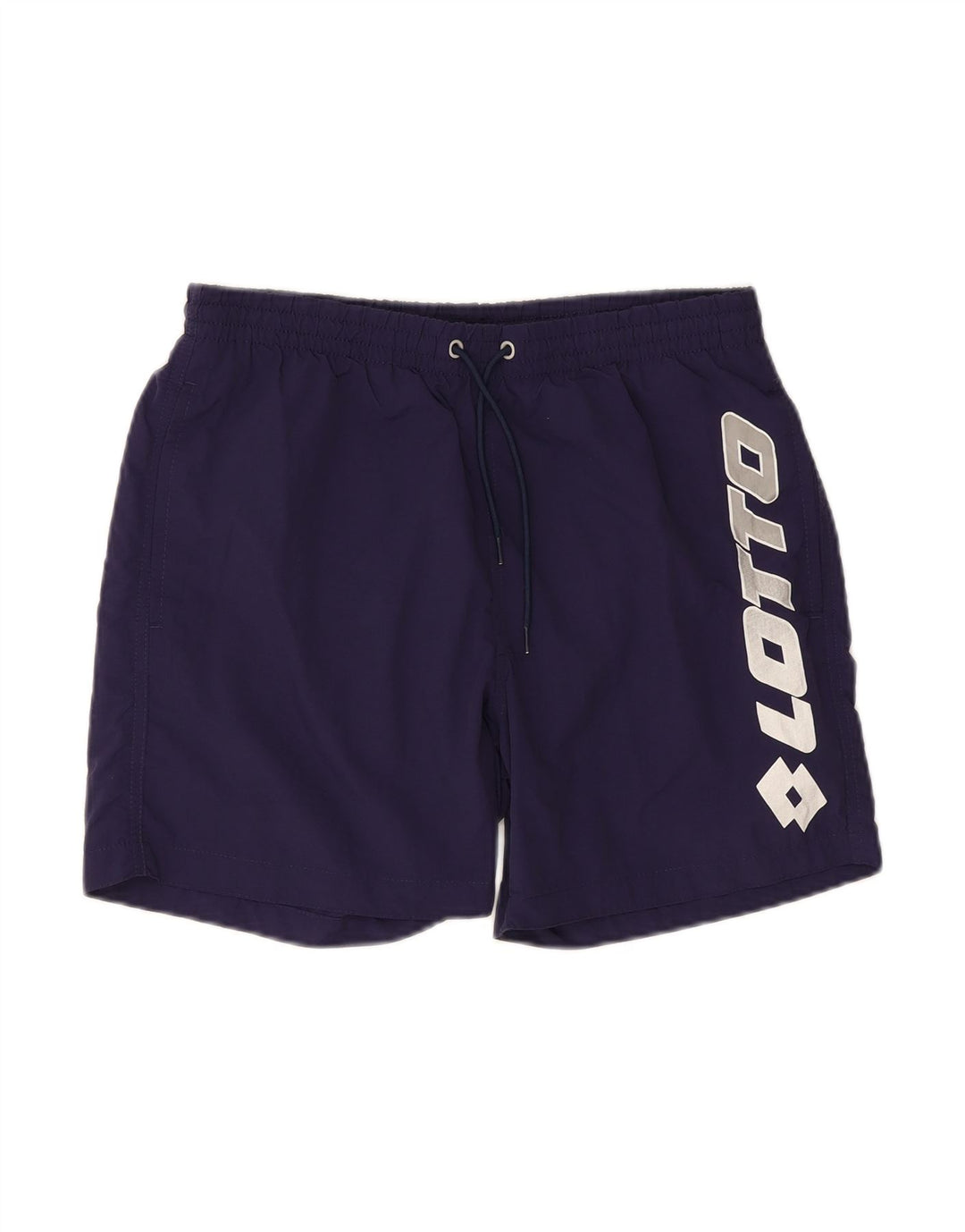 LOTTO Mens Graphic Swimming Shorts Small  Navy Blue Polyester