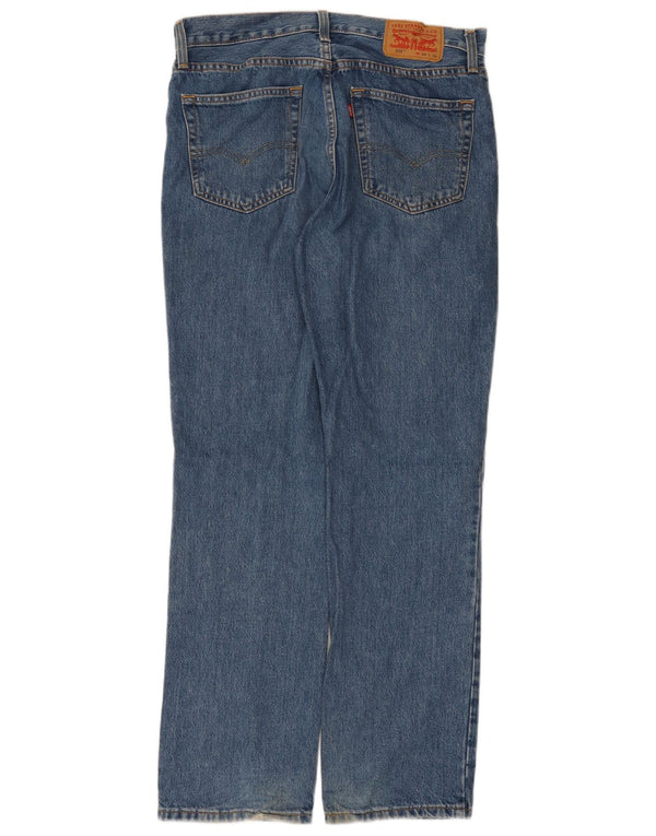 Мужские прямые джинсы Levi's 516 W34 L32 синие, хлопок