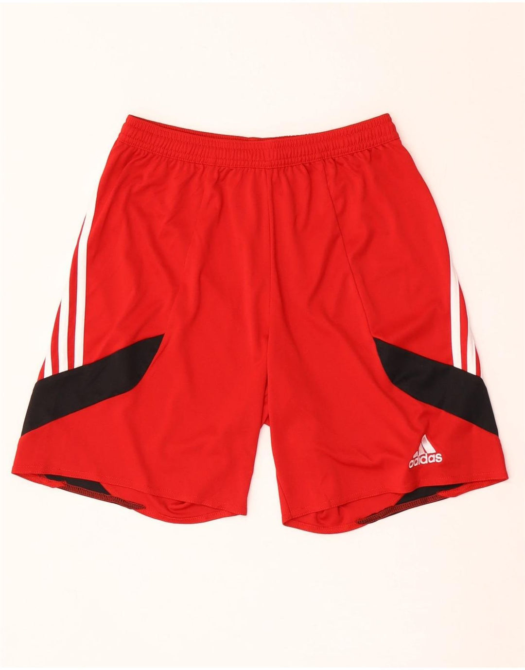 Мужские спортивные шорты Adidas Climalite, маленькие красные полиэстер с цветными блоками