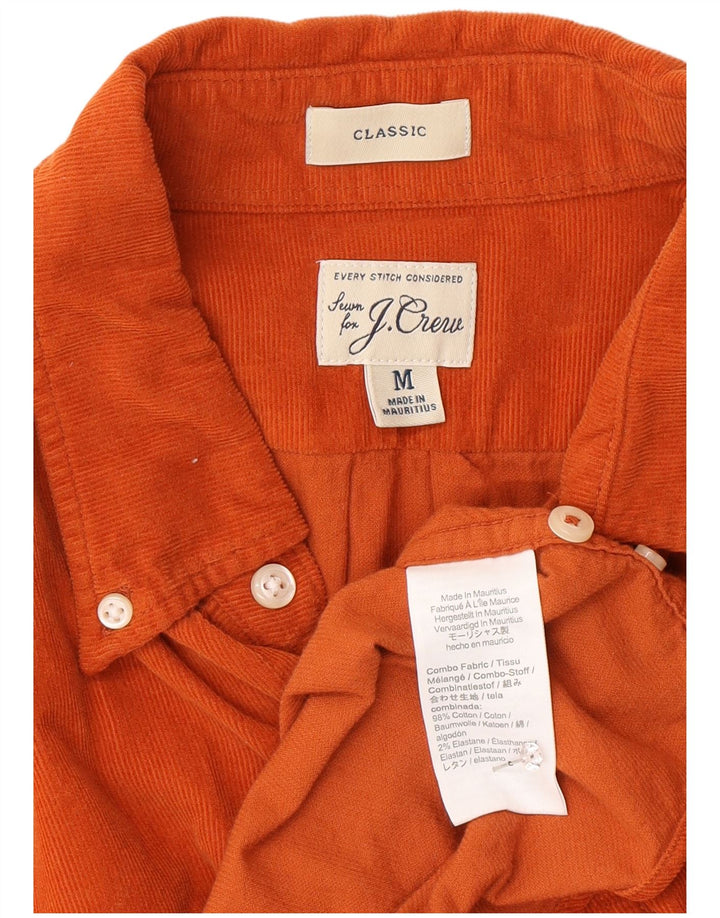 Мужская рубашка классического кроя J. Crew из хлопка среднего оранжевого цвета