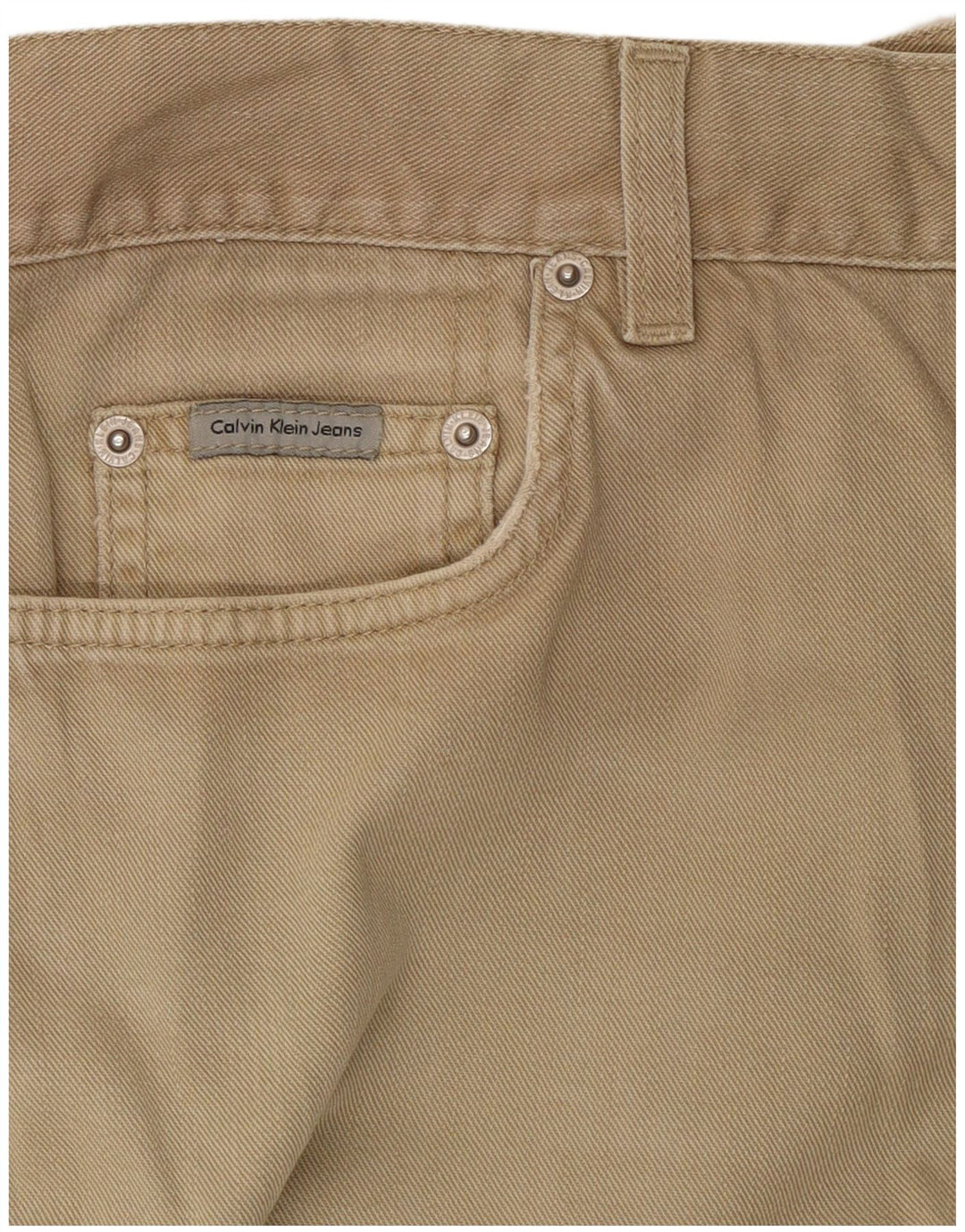 Мужские прямые джинсы Calvin Klein W34 L29 бежевые