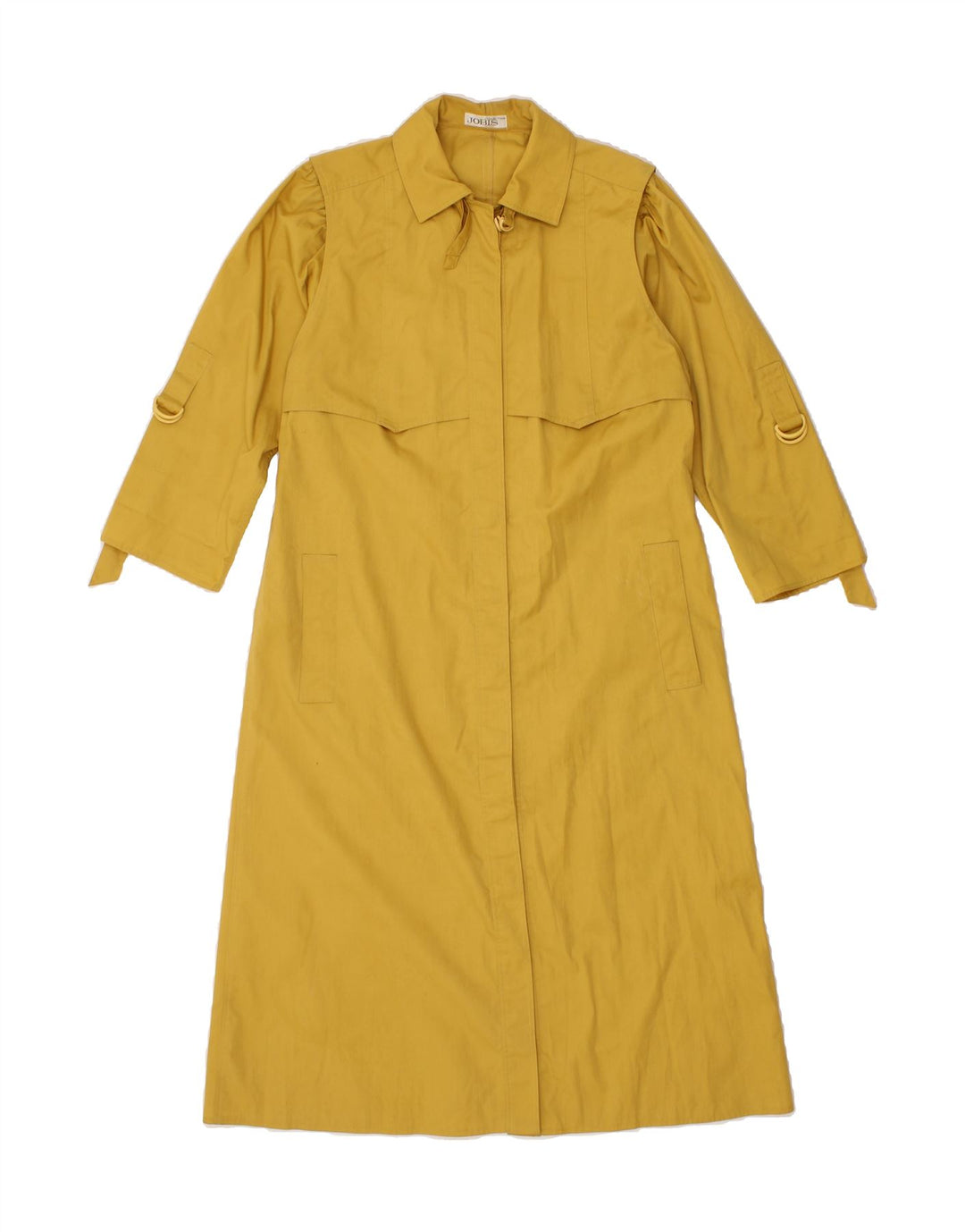 JOBIS Womens Trench Coat IT 40 Small Yellow Vintage Jobis and Second-Hand Jobis from Messina Hembry 