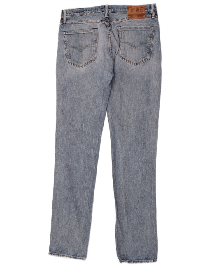 Женские узкие джинсы Levi's 511 W33 L34 синие, хлопок