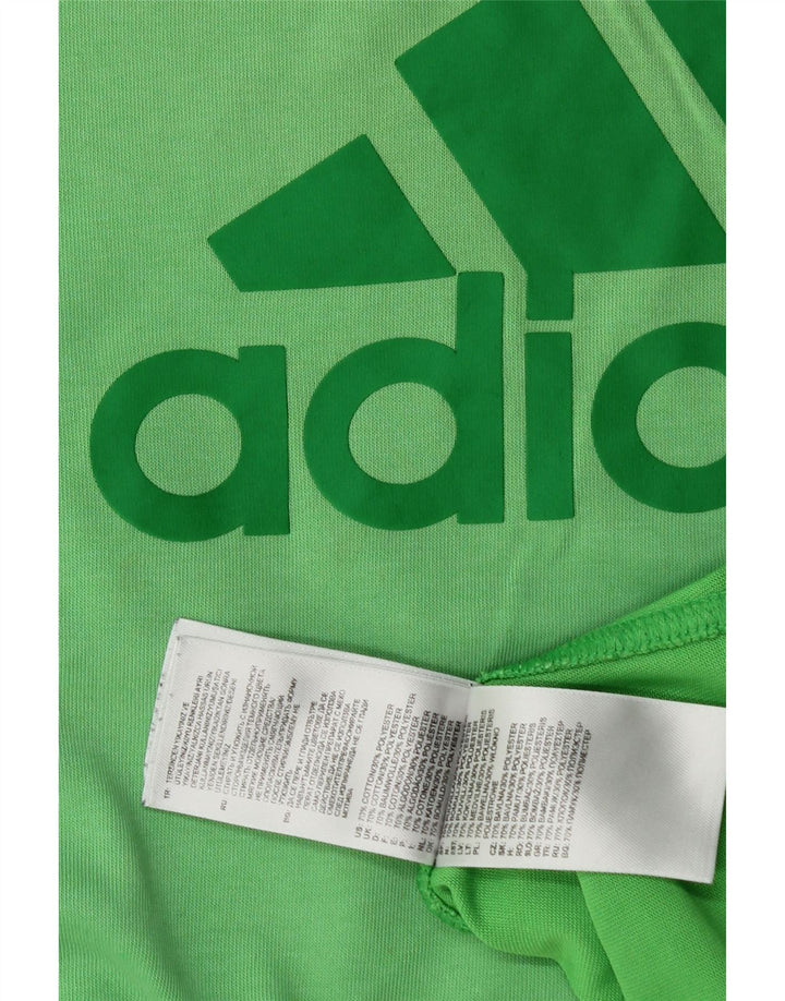 Мужская футболка с рисунком ADIDAS, большая зеленая