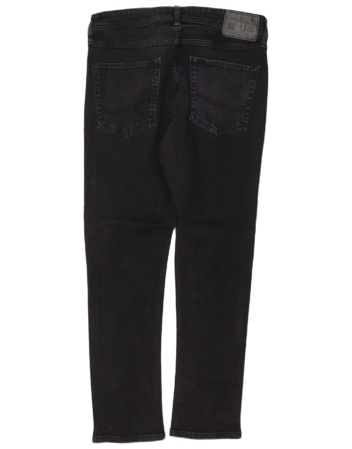 Мужские джинсы GLENN Slim W34 L30 Jack & Jones, черный хлопок