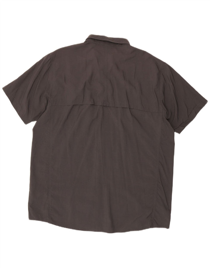 Мужская рубашка с коротким рукавом The North Face 2XL, серый нейлон
