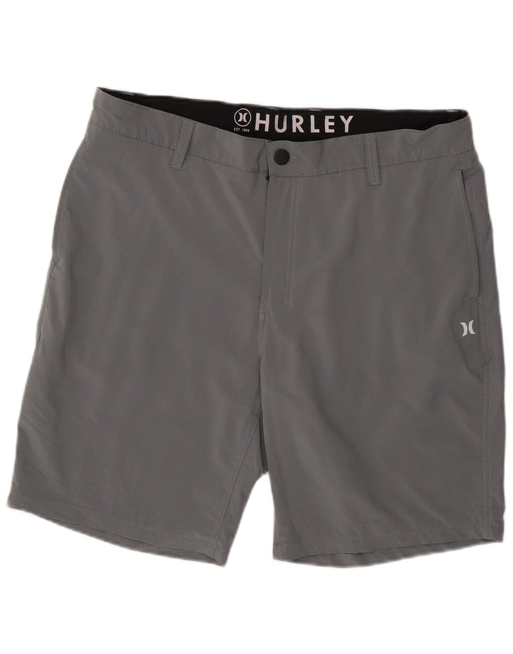 Мужские шорты чинос Hurley W36, большие серые, полиэстер