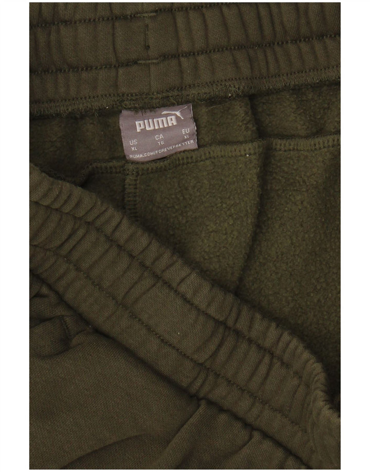 PUMA Mens Tracksuit Trousers Joggers XL  Khaki