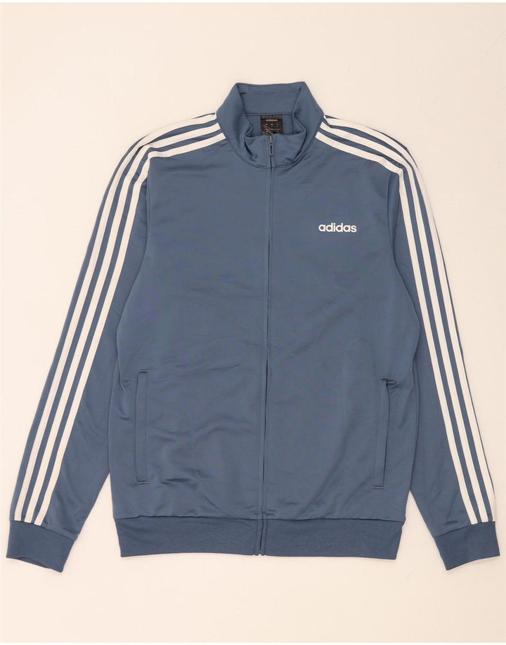 Мужской спортивный костюм Adidas, верхняя куртка, средний темно-синий, полиэстер