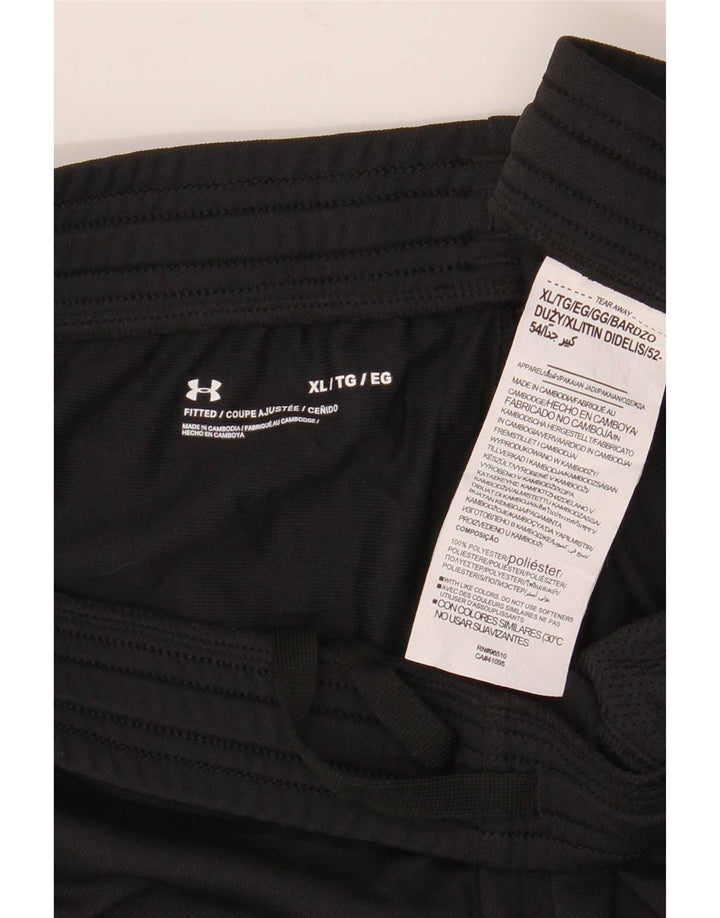 Мужские приталенные спортивные брюки Under Armour XL, черный полиэстер
