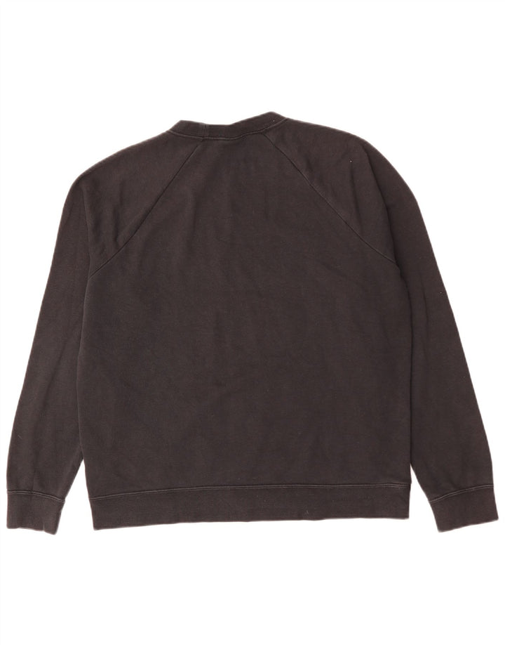 Мужской свитшот Nike, большой черный хлопковый джемпер