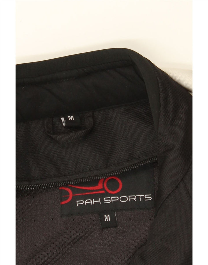 Мужская гоночная куртка PAK SPORTS UK 38, средняя, разноцветная, с цветными блоками