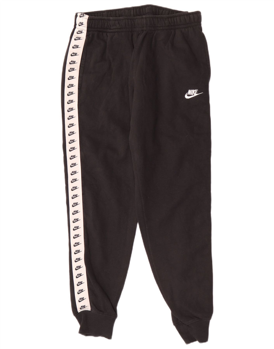 Мужские спортивные брюки Nike с графическим рисунком, джоггеры, средние, черные, с цветными блоками
