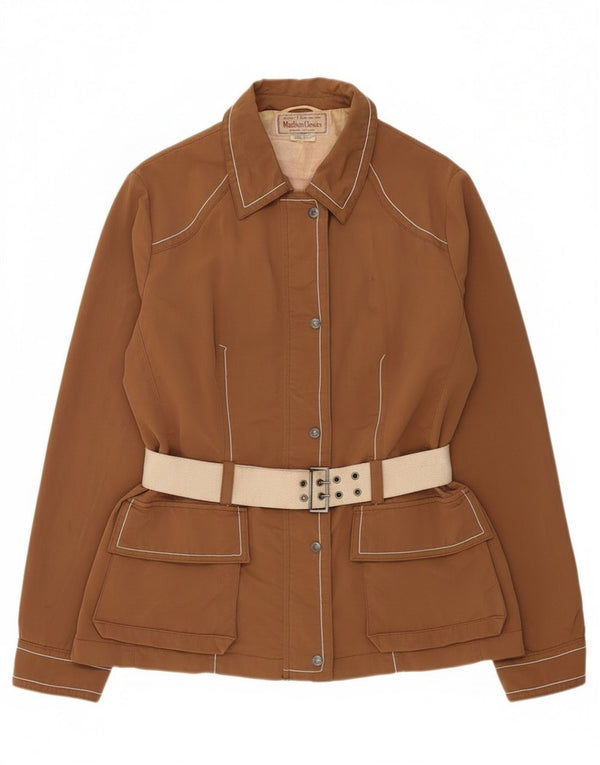 Женская куртка Marlboro Classics UK 20 2XL Коричневая из полиамида