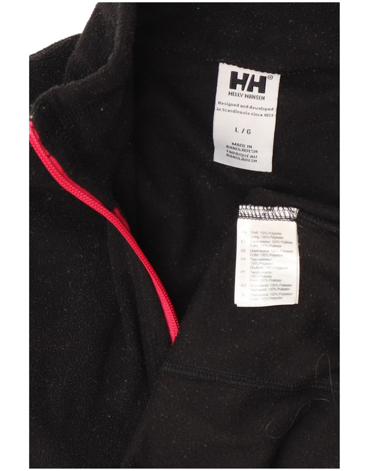 Женская флисовая куртка Helly Hansen UK 16, большая, черная, полиэстер