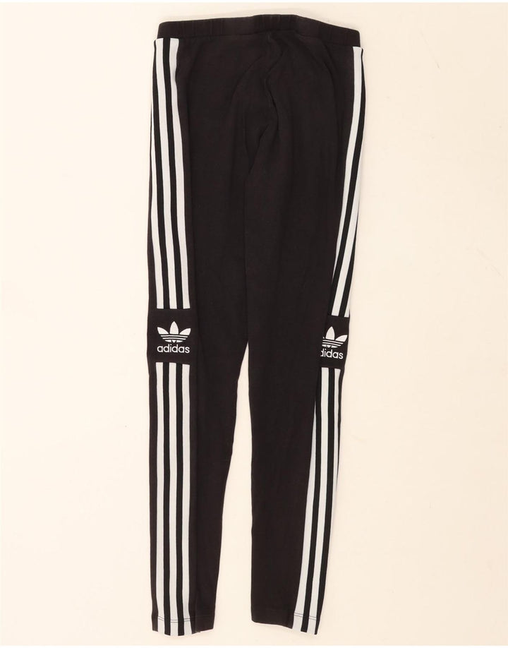 Женские леггинсы Adidas с рисунком UK 12, хлопок среднего серого цвета