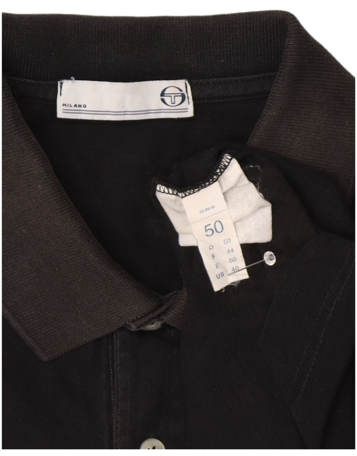 Мужская рубашка-поло Sergio Tacchini IT 50 Medium Black
