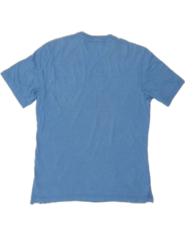 IZOD Mens T-Shirt Top Small Blue Colourblock Cotton Vintage Izod and Second-Hand Izod from Messina Hembry 