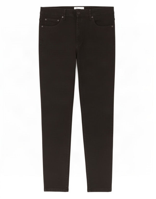 Мужские джинсы скинни Zara EU 46 XL W36 L28, черный хлопок